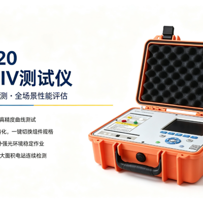 高压组串性能如何核验？灵珀便携式 IV 检测仪 LP‑IV20厂家深度测评