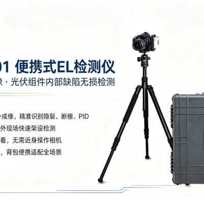 分布式电站组件缺陷如何现场查？灵珀便携式 EL 检测仪 LP‑EL01深度测评